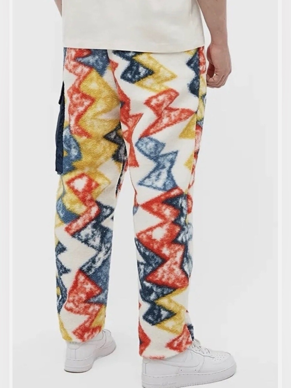 Nike Jordan Mountainside Multi Print Sherpa Fleece Men's Loose Fit Pants SZ S - Picture 14 of 16